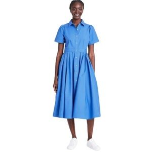 NWT - Blue Short Sleeve Shirtdress - ALEXIS for Target Size Medium